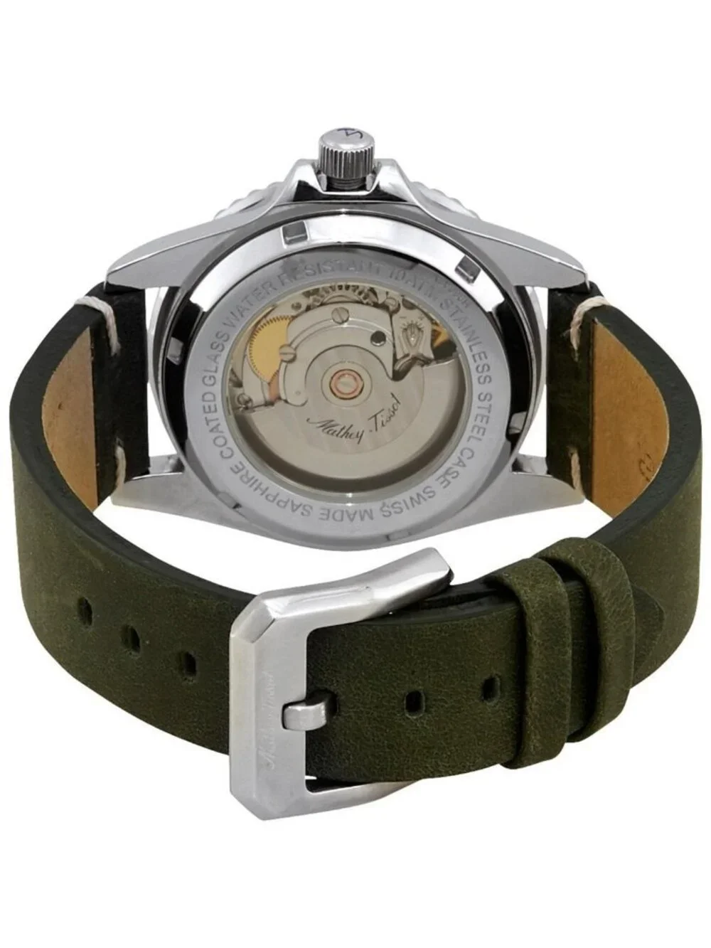 NWT Mathey-Tissot Mathey Vintage Automatic Green Dial Men's Watch